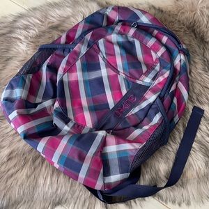 Plaid book bag rarely used great condition